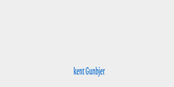 kent Gunbjer 6x3 BLÅ
