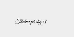 Tänker på dig 3 31x7 SVART