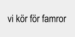 vi kör för famror  58x12 SVART