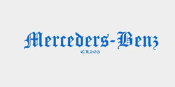 MercedersBenz 110x23 BLÅ BLÅ BLÅ