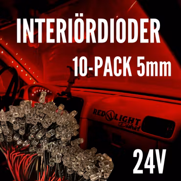 Interiördioder 24v 10-Pack