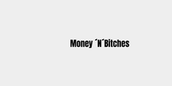 Money NBitches 77x13 SVART