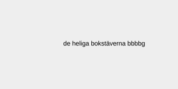 de heliga bokstäverna bbbbg 103x29 SVART SVART SVART