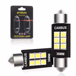Spollampa 36 mm med Canbus