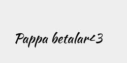 Pappa betalar3 53x9 SVART