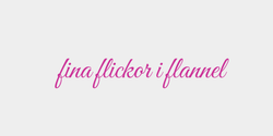 fina flickor i flannel 44x9 ROSA