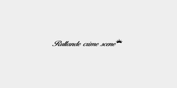 Rullande crime scene 87x11 SVART