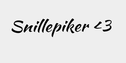 Snillepiker 3 145x27 SVART