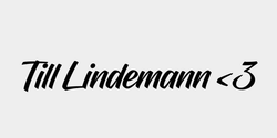 Till Lindemann 3 62x11 SVART