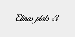 Elinas plats 3 41x9 SVART