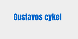 Gustavos cykel 49x9 BLÅ
