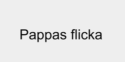 Pappas flicka 48x9 SVART