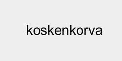 koskenkorva 45x9 SVART