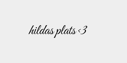 hildas plats 3 33x9 SVART