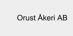 Orust Åkeri AB 53x9 SVART