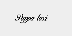 Pappa taxi 32x9 SVART