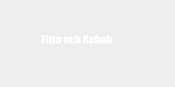 Fitta och Kebab 90x15 VIT