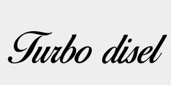 Turbo disel 63x19 SVART