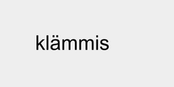 klämmis  38x9 SVART