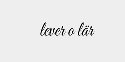 lever o lär 30x13 SVART