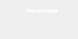 Fitta och kebab 90x16 VIT