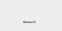 Hammock 60x15 SVART