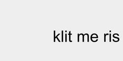 klit me ris 122x33 SVART