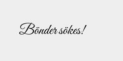 Bönder sökes 37x9 SVART