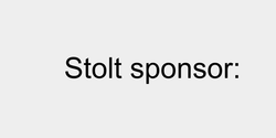 Stolt sponsor 49x9 SVART