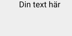 Din text här 41x9 SVART