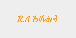 RA Bilvård  40x9 ORANGE