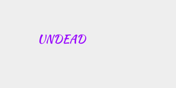 UNDEAD 20x5 LILA