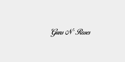 Guns N Roses 70x14 SVART