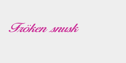 Fröken snusk 100x19 ROSA