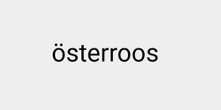 österroos 34x9 SVART