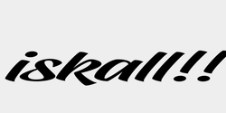 iskall 67x16 SVART
