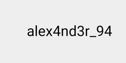 alex4nd3r94  50x9 SVART
