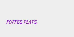 FOFFES PLATS 30x5 LILA
