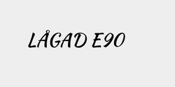 LÅGAD E90 42x9 SVART