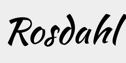 Rosdahl 66x23 SVART