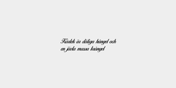 Kärlek är dåliga hångel ochen jävla massa krångel 70x17 SVART