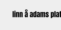 linn å adams plats 59x9 SVART