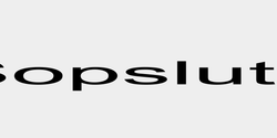 Sopslut 83x9 SVART