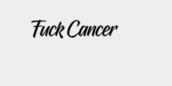 Fuck Cancer 33x10 SVART