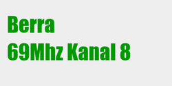 Berra69Mhz Kanal 8 47x20 GRÖN