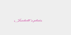 Isabells plats 27x4 ROSA