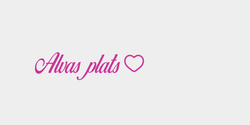 Alvas plats  21x5 ROSA