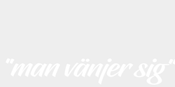 man vänjer sig 76x14 VIT