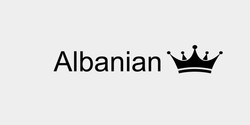 Albanian  49x10 SVART