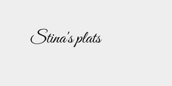 Stinas plats 30x8 SVART